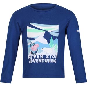 Regatta Kinderen/kinderen stop nooit met avonturieren peppa pig t-shirt met lange mouwen