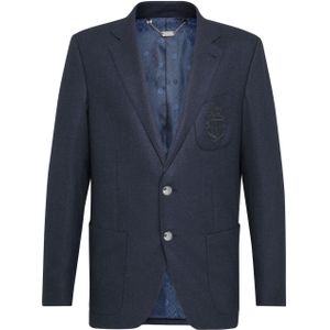 Billionaire - Blazer Crest - Donkerblauw - Stretch Kasjmier - Heren