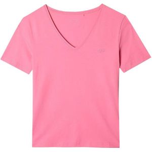 4F - Dames T-shirt - Logo - Zwart - Katoen