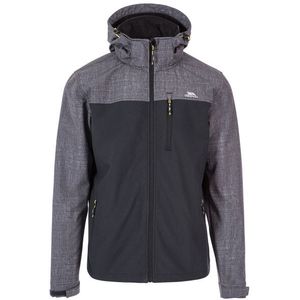Trespass - Alwero - Softshell Hybride Jas - Zwart - Elastaan, Polyester