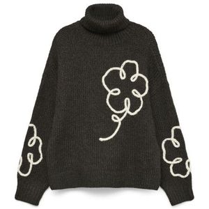 Vmfatima - Gebreide Pullover - Rolkraag - Lange Mouwen - Regular Fit