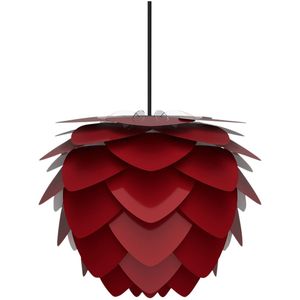 Umage Aluvia mini hanglamp ruby red met koordset zwart Ø 40 cm