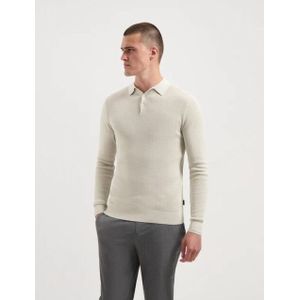 Saint Steve - CAS 90006 - Gebreide Trui - Katoen - Halfzip - Minimalistische Afwerking