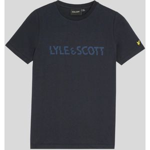 Lyle & Scott - T-shirt - Marineblauw - Voor Jongens
