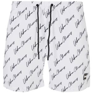 Urban Classics Heren script logo zwemshort