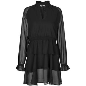 mbyM Zwarte jurk met ruchedetails danetta -