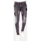 Local Fanatic Jeans met verfspatten 1034