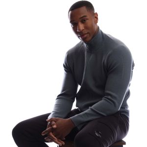 C.P. Company - Metropolis - Sweater - Blauw - Volledige Rits - Extrafine Merino Wool