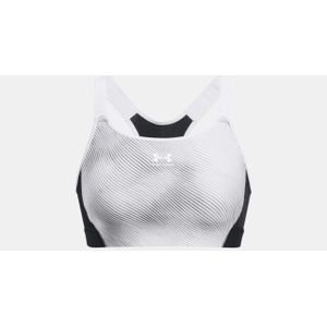 Under Armour - Ua Hg Armour High Print - Sport Bh - Zwart - Materiaal
