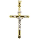 Christian Bicolor gouden christus kruis