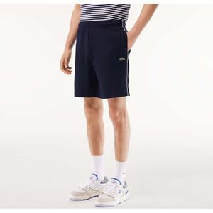 Lacoste - Paris - Korte Broek - Blauw - Regular Fit - Biologisch Katoen