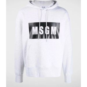 Msgm Grijs hoodie unisex