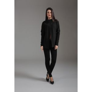 Gebreide Truien - Gebreid Jacquardjasje - Vleermuismouwen