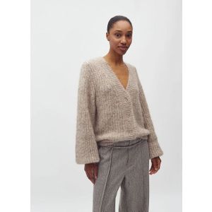 MbyM - Molenda-M - Vest - Beige - V-hals - Knoopsluiting