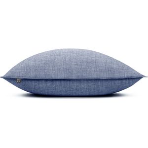 Zo!Home Kussensloop lino pillowcase bonnet blue 80 x 80 cm