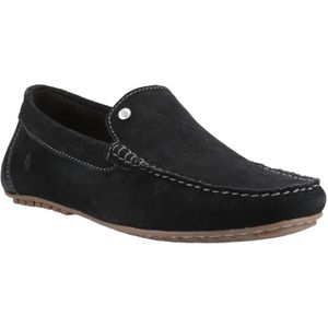 Hush Puppies - Ralph - Suède Instappers - Zwart