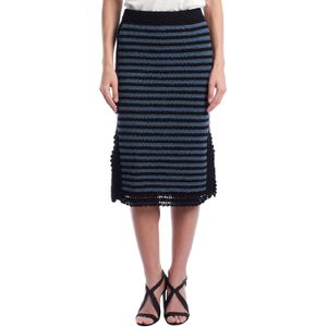 Zadig & Voltaire - KWSK00009 - Gehaakte Gebreide Rok - Streepdessin - Dames