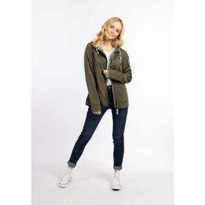 Schmuddelwedda - Kianna - Functionele Jas - Grijs / Olijfgroen - Regenjas