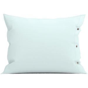 Yellow Kussensloop percale pillowcase whispering blue 60 x 70 cm