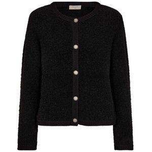 Freequent - Gebreid Vest - Zwart - Dames