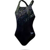 Speedo eco+m dig print medalist bla/grn -