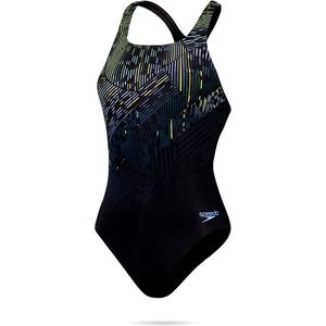 Speedo eco+m dig print medalist bla/grn -