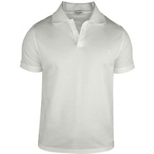 Saint Laurent - Cassandre - Poloshirt - Wit