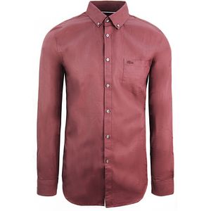 Lacoste - Regular Fit - Overhemd - Bourgondië