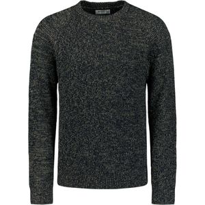 No Excess Pullover crewneck 3 coloured rib night