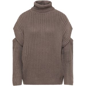 Mymo - Blonda - Gebreide Trui - Grijs