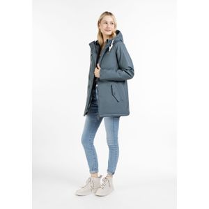 ICEBOUND - Gewatteerd Regenjack - Blauw-Grijs - Dames