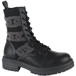 La Strada 2213696-4503 black dames veterboots sportief