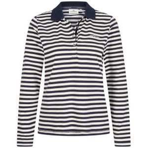 HV Society - Poloshirt - Lange Mouwen - Stretch Katoenen Jersey