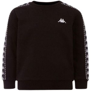 Kappa - Cardigan - Zwart - 80% Katoen, 20% Polyester - Logo Ontwerp