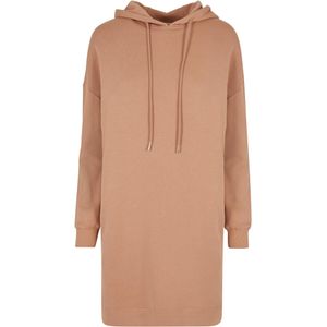 Urban Classics Dames badstof organic oversized hoodie jurk