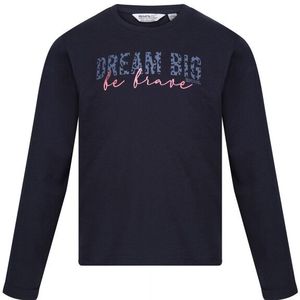 Regatta - Wenbie III - T-shirt - Marine - 100% Katoen - Lange Mouwen