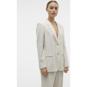 Vero Moda Vmmindy ls loose pinstripe linen bl