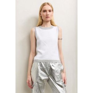 JANE LUSHKA - BDC 25062 - Top - White - Katoen/Viscose