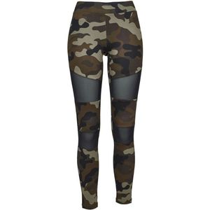 Urban Classics Dames technisch camo mesh legging