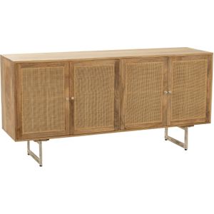 J-Line dressoir rattan mangohout 170x45x80cm