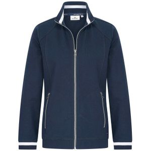 Vest - Zacht - Stretch Katoen - Ritssluiting - Contraststrepen