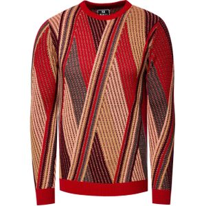 Rusty Neal - Fijngebreide Trui - Ronde Hals - Heren