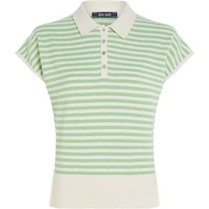 King Louie Ann polo top dee dee cameo green