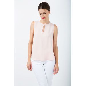 Conquista - Mouwloze Top - Keyhole-detail - 100% Viscose-crêpe