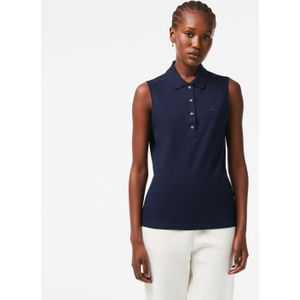 Lacoste - L.12.D - Poloshirt - Navy - Mouwloos - Slim Fit