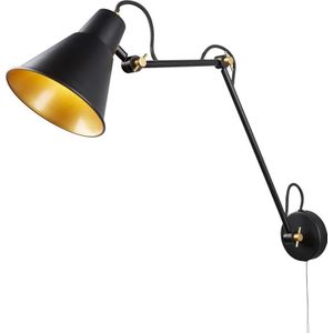 Bussandri Exclusive Landelijke wandlamp - metaal landelijk e27 l: 14cm voor binnen woonkamer eetkamer -