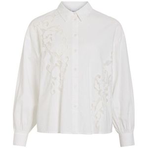 Vila - Vikimia Lace Shirt - Blouse - Snow White - Dames