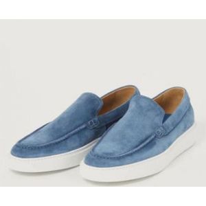 Giorgio 13781 suede loafer in het ( jeans )