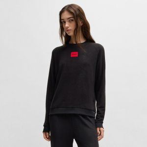 HUGO - Snoozie - Sweatshirt - Zwart - Relaxed-fit