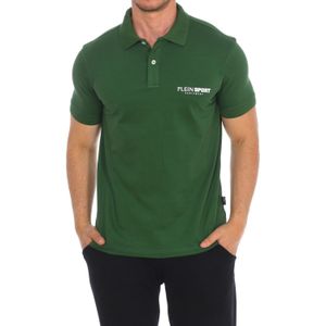 Plein Sport - Poloshirt - Korte Mouwen - Wit - 95% Katoen 5% Elastaan
